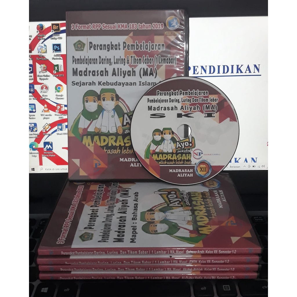 CD RPP 1 LEMBAR (RPP DARING,LURING/TATAP MUKA &amp; TIKOM SABAR) MA SKI KELAS X,XI,XII,2SEMESTER, SESUAI KMA183TAHUN 2019