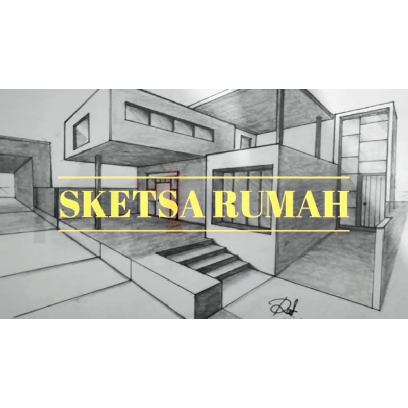 

jasa membuat seketsa rumah