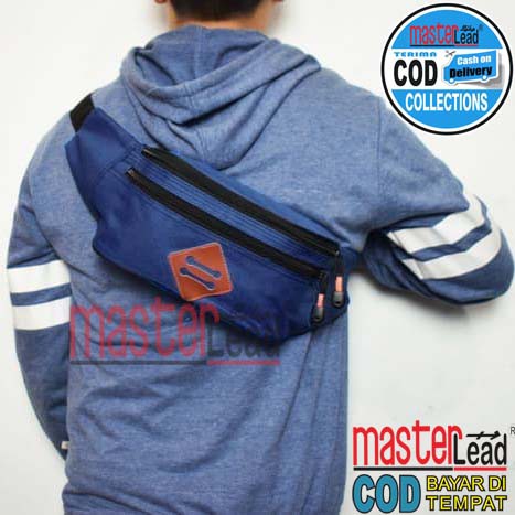 Tas Pinggang Pria Waist Bag Sling Waistbag Selempang Slempang Murah