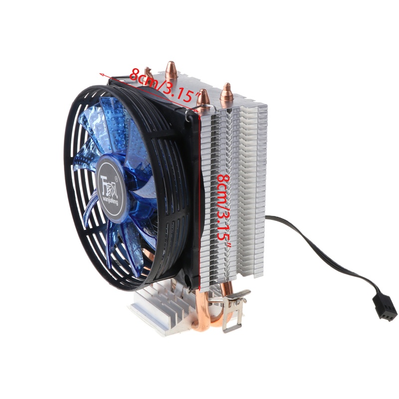 Bt New CPU Radiator Efisien CPU Cooler Fan DC12V CPU Cooling Fan Untuk LGA1156/LGA1155/LGA775 CPUs /1151 AMD-i7i5 Radiato