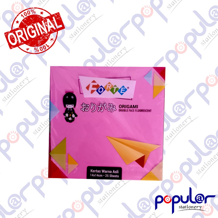 

Kertas Lipat Origami Forte 14 x 14 (25 Lembar)