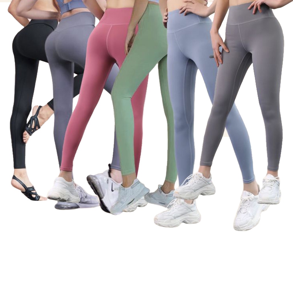 ❤️GTB❤️ Celana legging panjang polos olahraga celana sport hightwaist yoga/fitness/gym/running/zumba B071