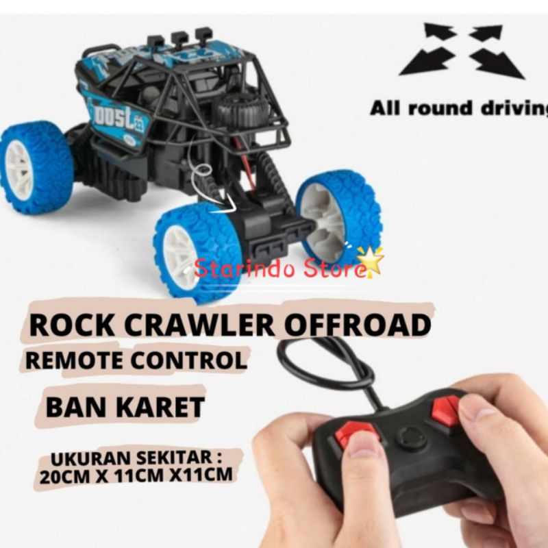 Mainan Anak Mobil Remot Control RC Monster Charger Cross Country Skala