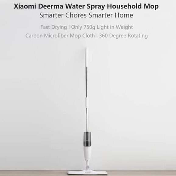 Deerma TB500 / TB800 Water Spray Mop - Alat Pel Lantai Semprot