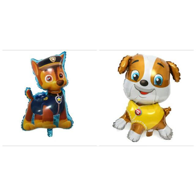 Balon anjing Paw Patrol jumbo chase rubble marshall