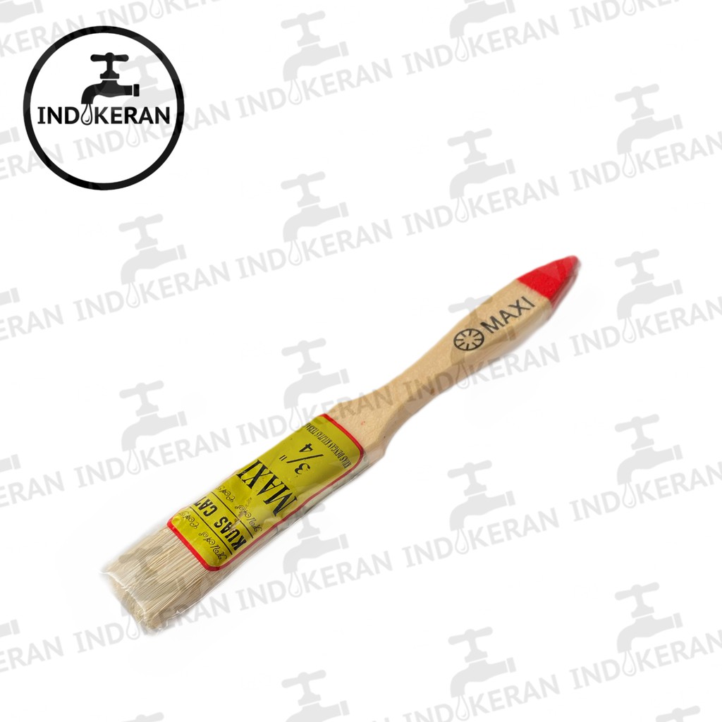 INDOKERAN - Kuas Cat Serbaguna Gagang Kayu - High Quality