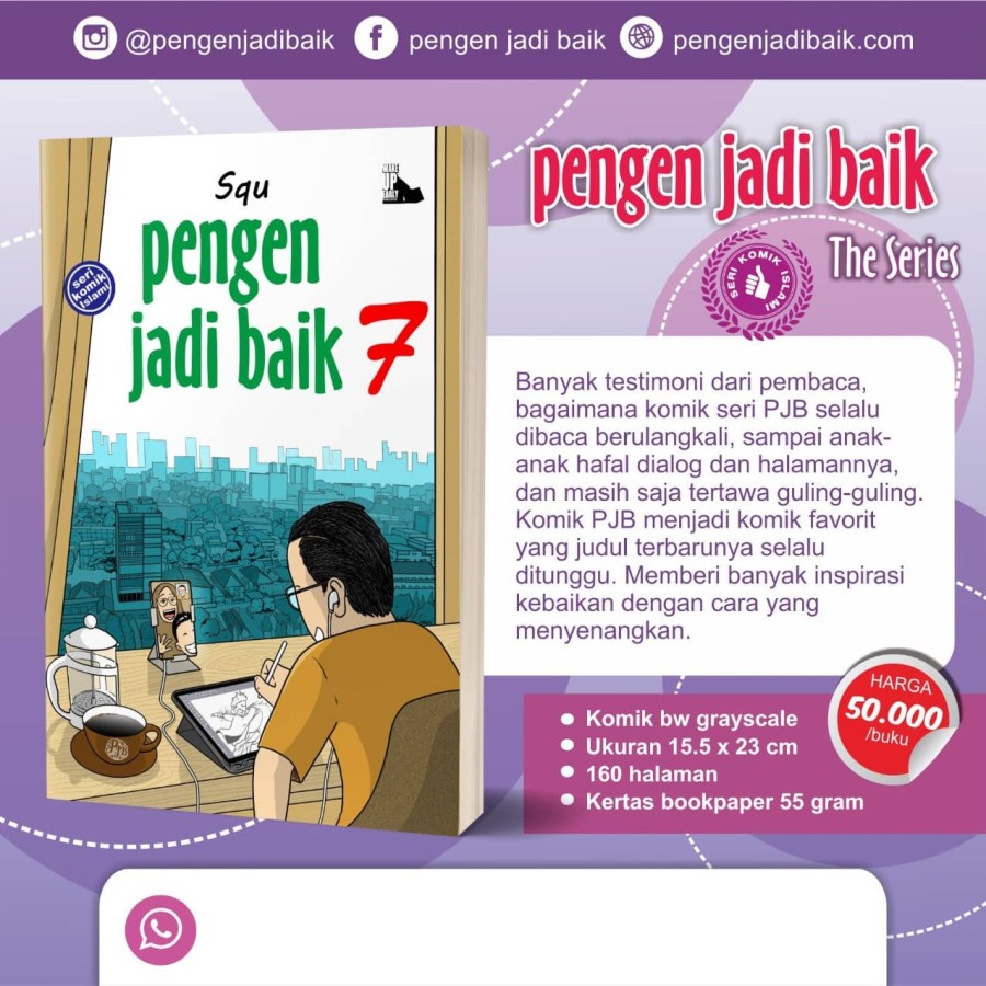 Komik PJB 7 TANDA TANGAN Pengen Jadi Baik PJB 7