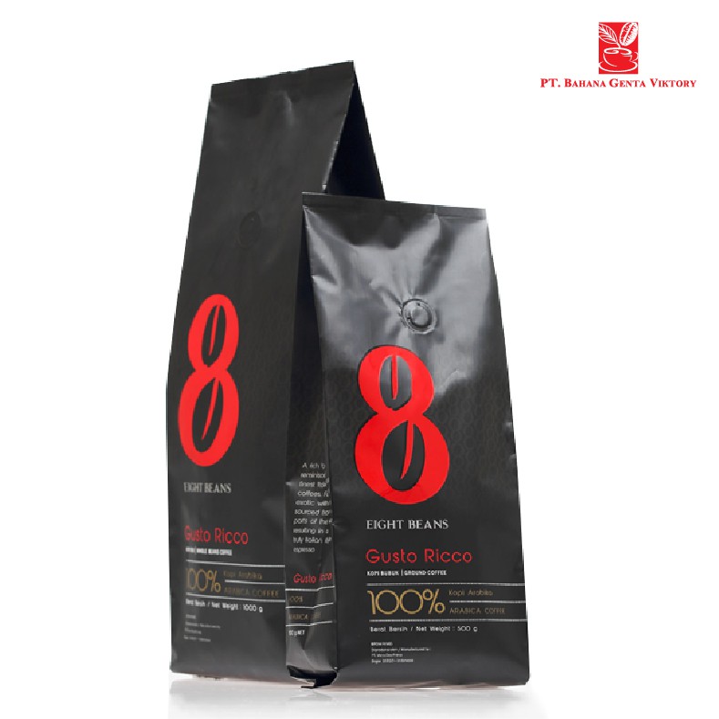 

8 Beans Gusto Ricco Whole Beans 1000 g