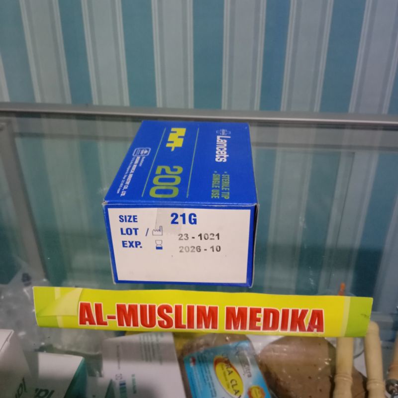 JARUM BEKAM MISAWA 21G ISI 200/LANCET MISAWA 21G ISI 200