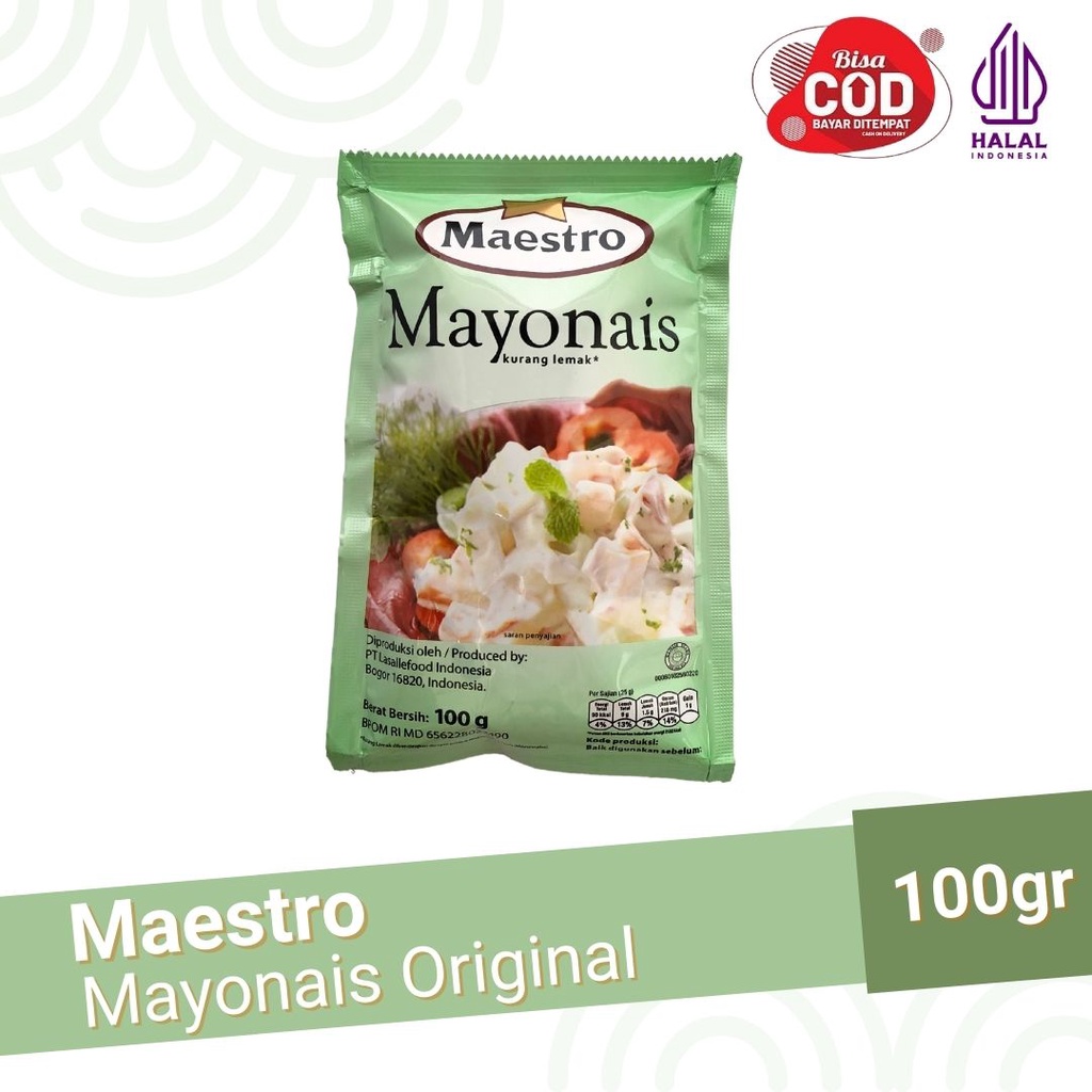 Maestro Mayonais All Varian 100gr - Maestro Mayonais Pedas - Maestro Wijen Sangrai - Maestro Thousand Island - Maestro Salad Dressing