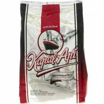 

Kopi KAPAL API SILVER kopi bubuk hitam coffee 380gr.