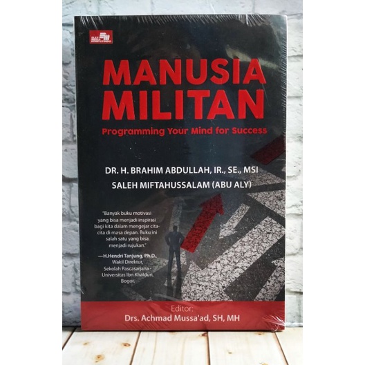 OBRAL BUKU MOTIVASI / Buku Inspirasi / Buku Pengembangan Diri / Buku Perbaikan Diri / ORI-Manusia Militan