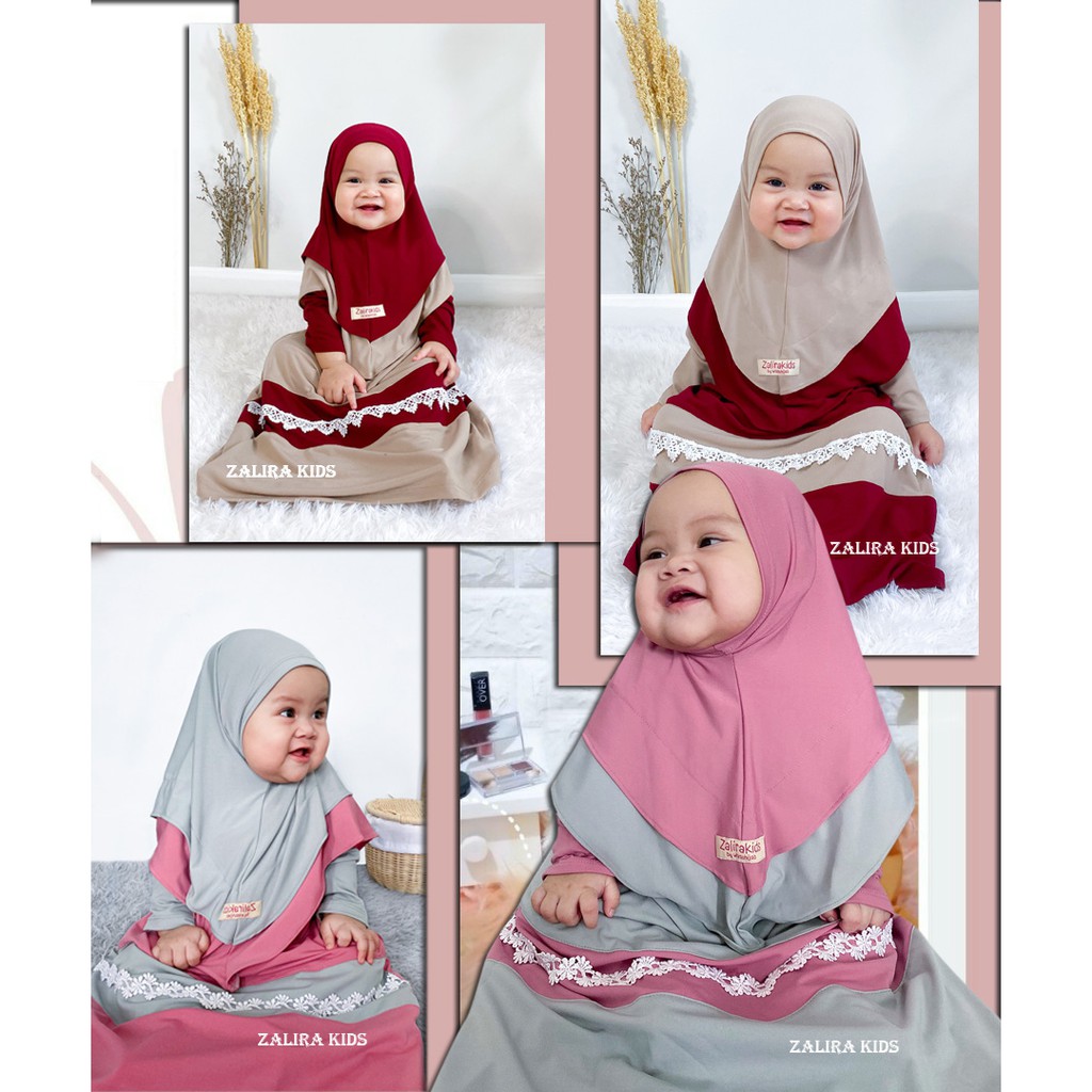 Yumna series | Gamis Cantik Terbaru Untuk lebaran Kualitas Premium By Zalira Kids