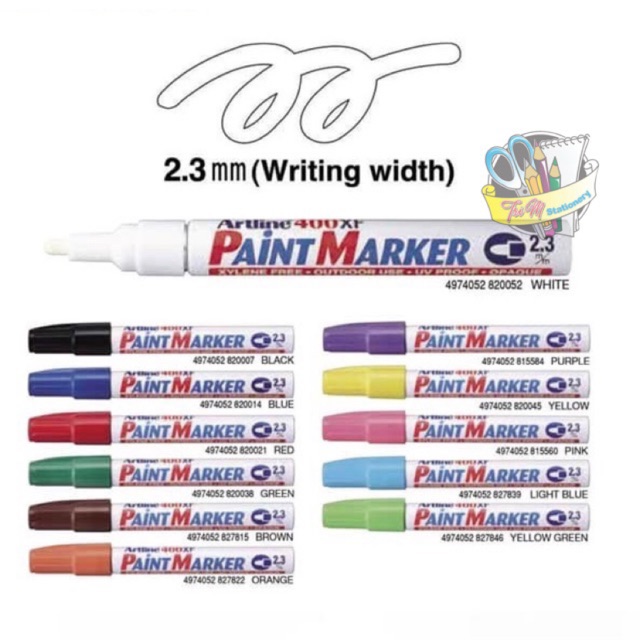 

ARTLINE PAINT MARKER 0.8MM 444XF / 1.2mm 440XF / 2.3MM 400XF