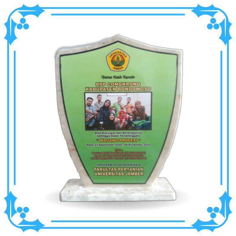 Cinderamata Vandel Marmer Desain Custom