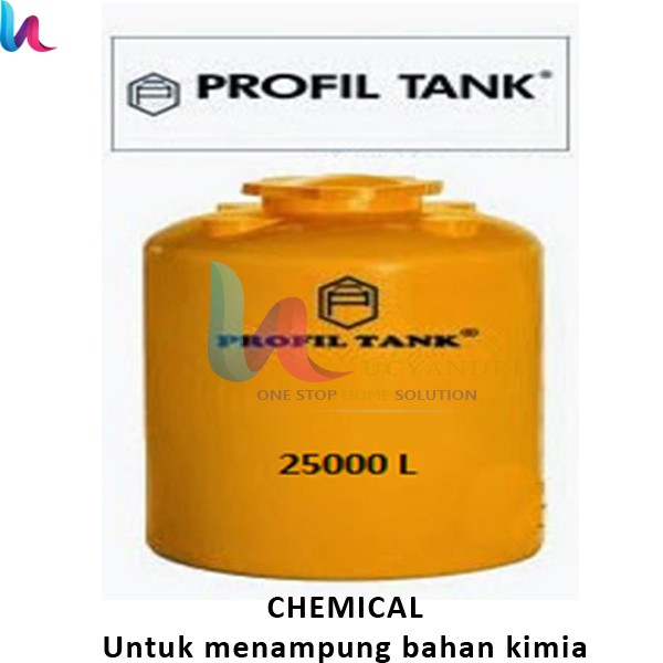 Tangki Air Plastik Profil Tank TDA 25000 Liter Kimia Chemical