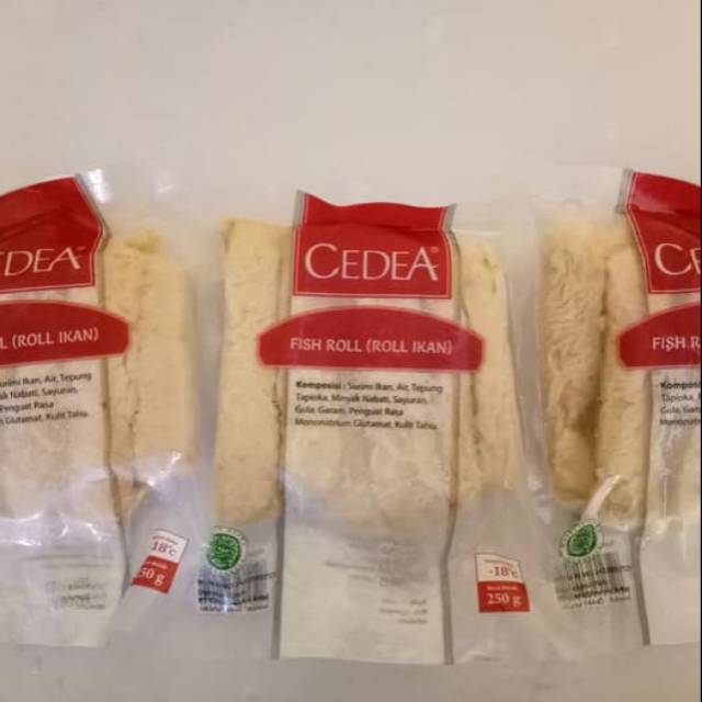 

Cedea fish roll 250 gram fishroll