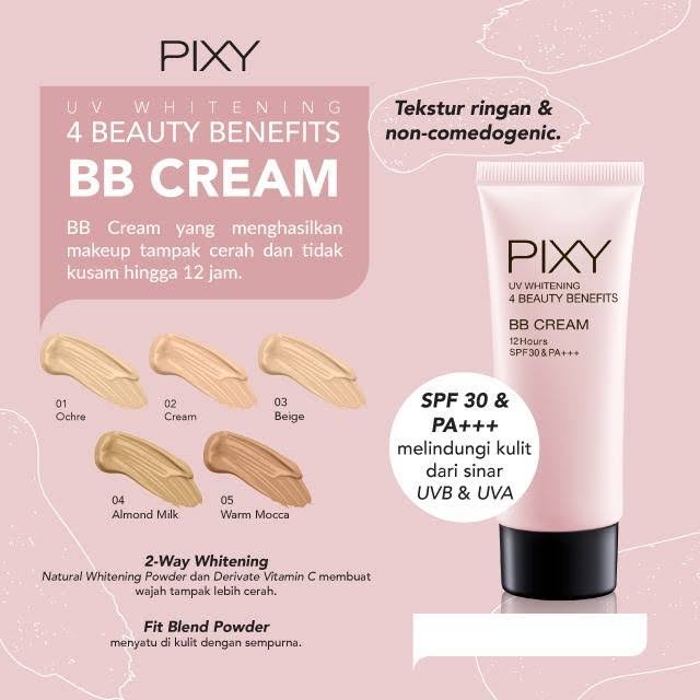 Pixy UV Whitening [ BB ] Cream ( 4 Beauty Benefits)