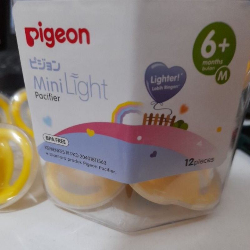 Pigeon Silicon Empeng Pacifier 6m+ - Pigeon Empeng Bayi