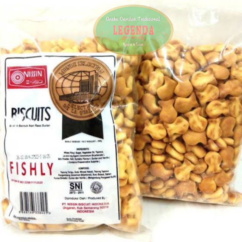 

Nissin Biskuit Fishly 300 gram bentuk ikan