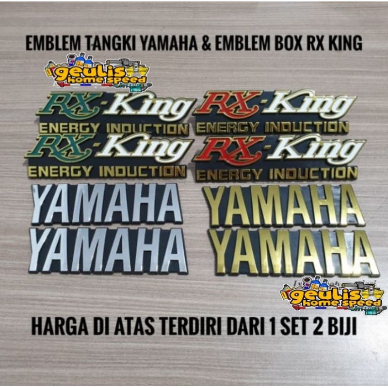 Emblem Yamaha Rx King Logo Yamaha Rx King Kanan Kiri