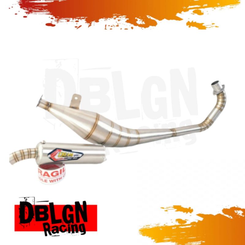 Knalpot CREAMPIE Suzuki RK COOL full stainless