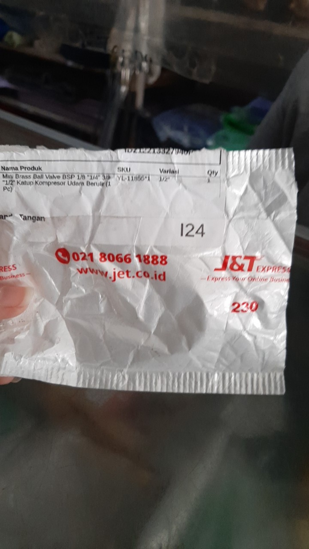 Mini Brass Ball Valve Bsp 1/8 1/4 3/8 1/2 Katup Kompresor Udara Berulir (1 Pc)