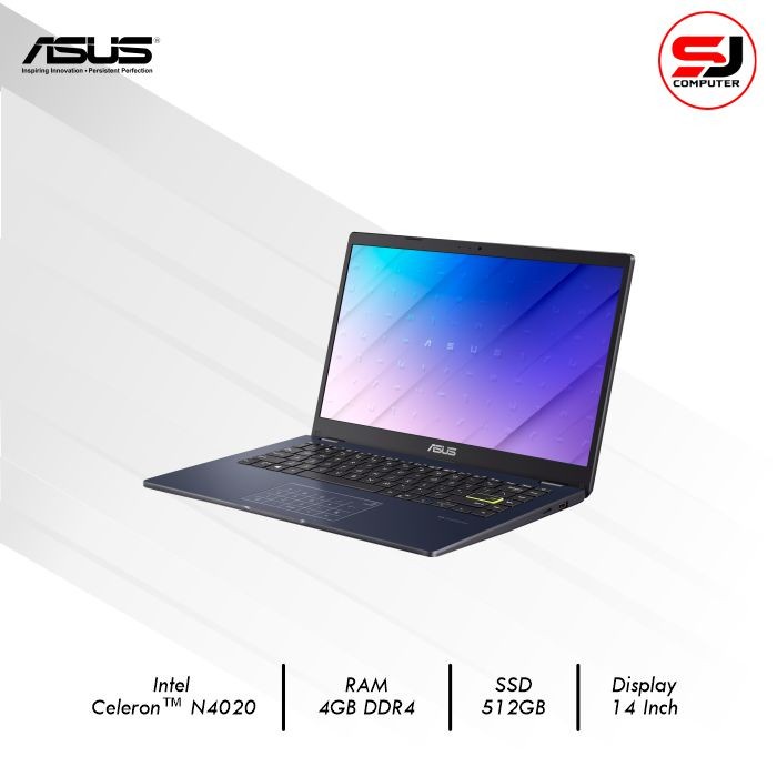 ASUS E410MAO-FHD454 N4020 4GB 512GB SSD UMA 14&quot; FHD W10 OHS