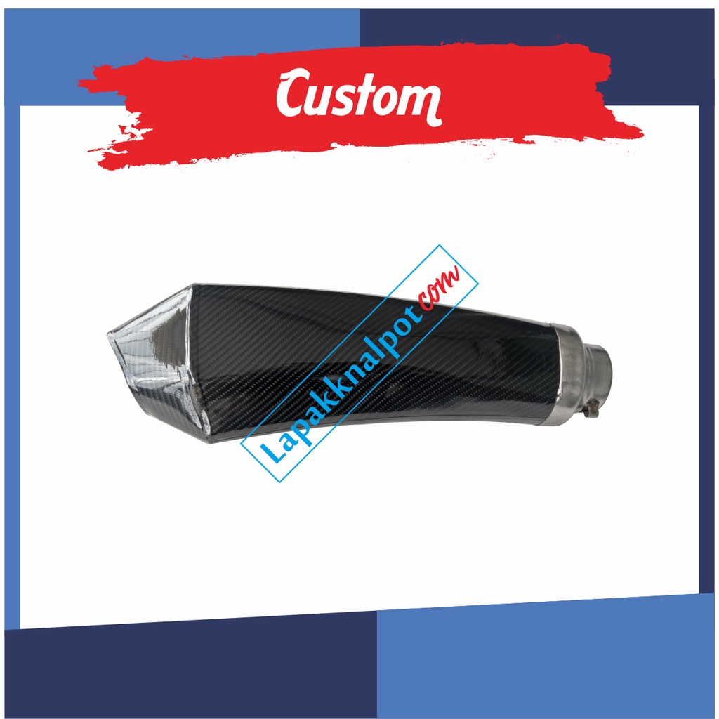 Silencer knalpot racing Akrapovic Monster Carbon
