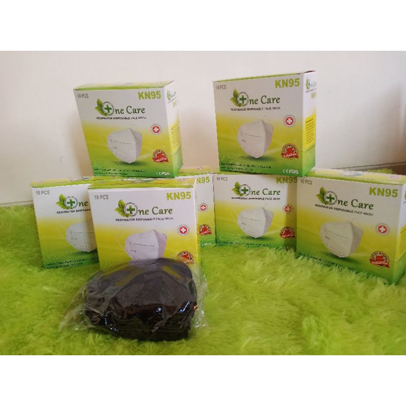 Masker KN 95 Warna Hitam,abu abu perbox isi 10pcs