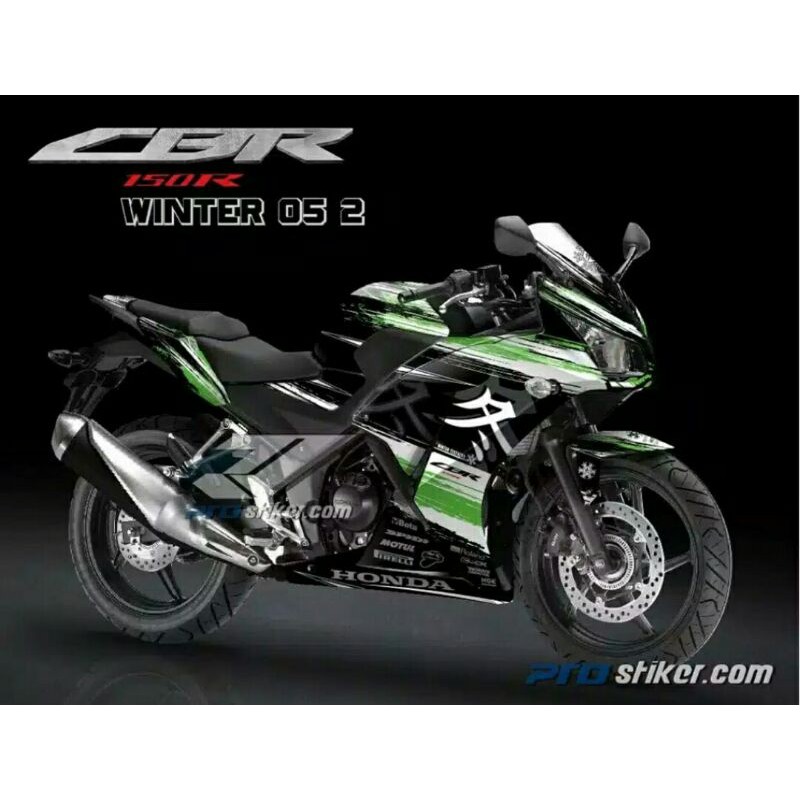 Decal CBR 150R K45 hitam