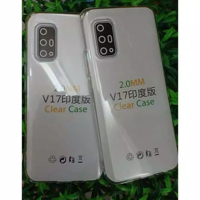 Softcase HD VIVO V17 Case TPU Silicon Bening Casing Transparant