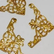 Sudut Siku Capung Sudut Siku Wayang Warna Gold Siku Capung Aksesoris Hantaran Mahar atau Seserahan
