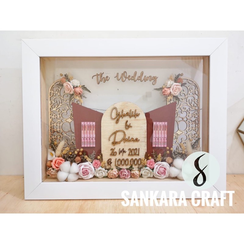 mahar uang custom transparan