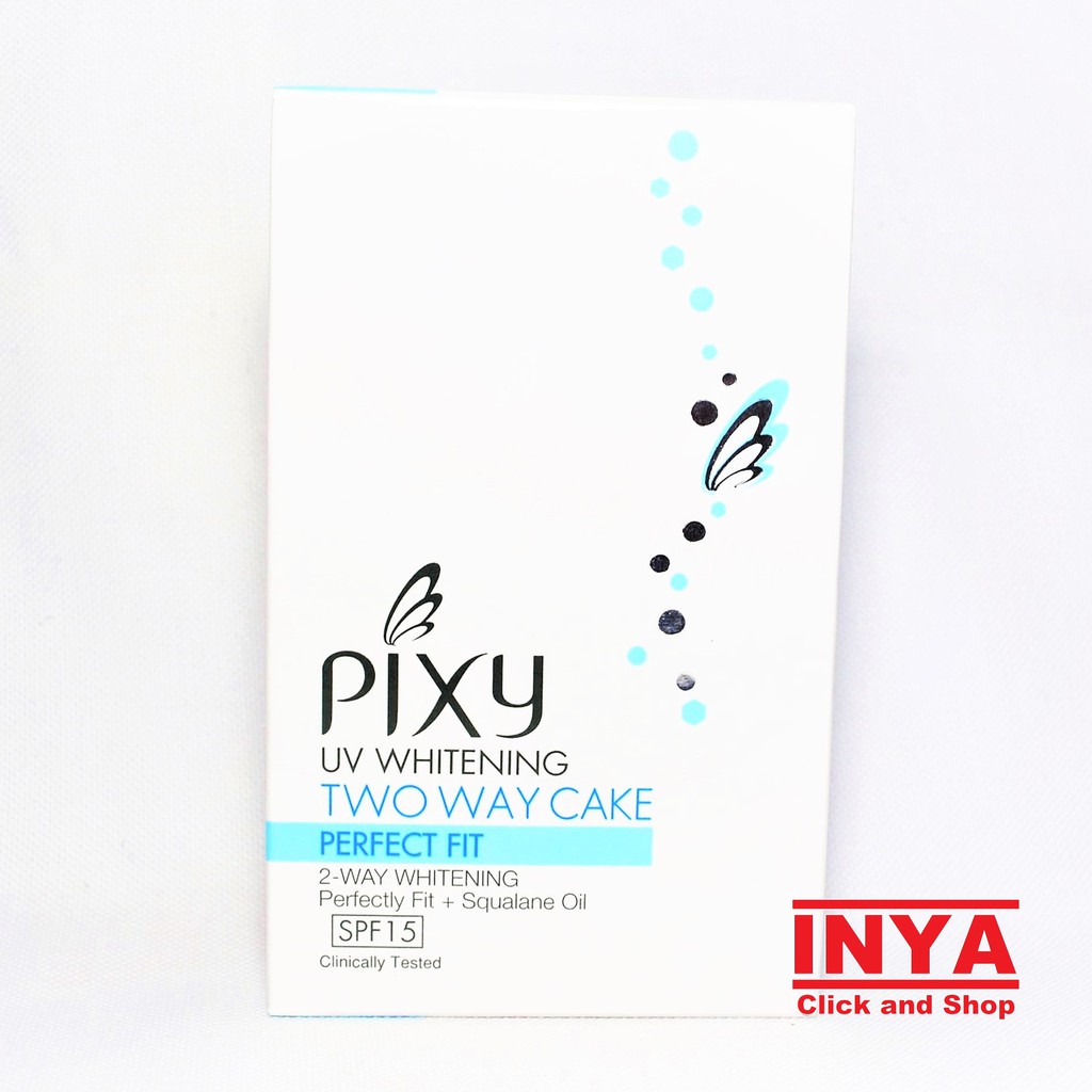 PIXY TWO WAY CAKE PERFECT FIT SET 06 NATURAL BRIDGE 12.2gr Dengan Kaca - Bedak - Compact Powder