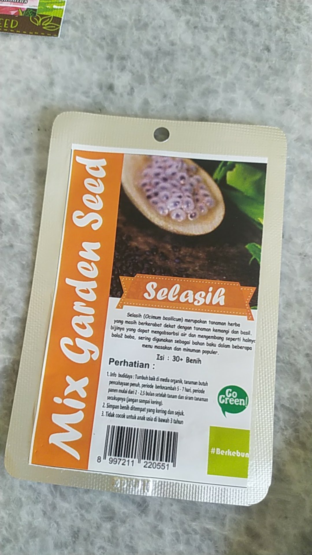 Benih-bibit Selasih (mix Garden)