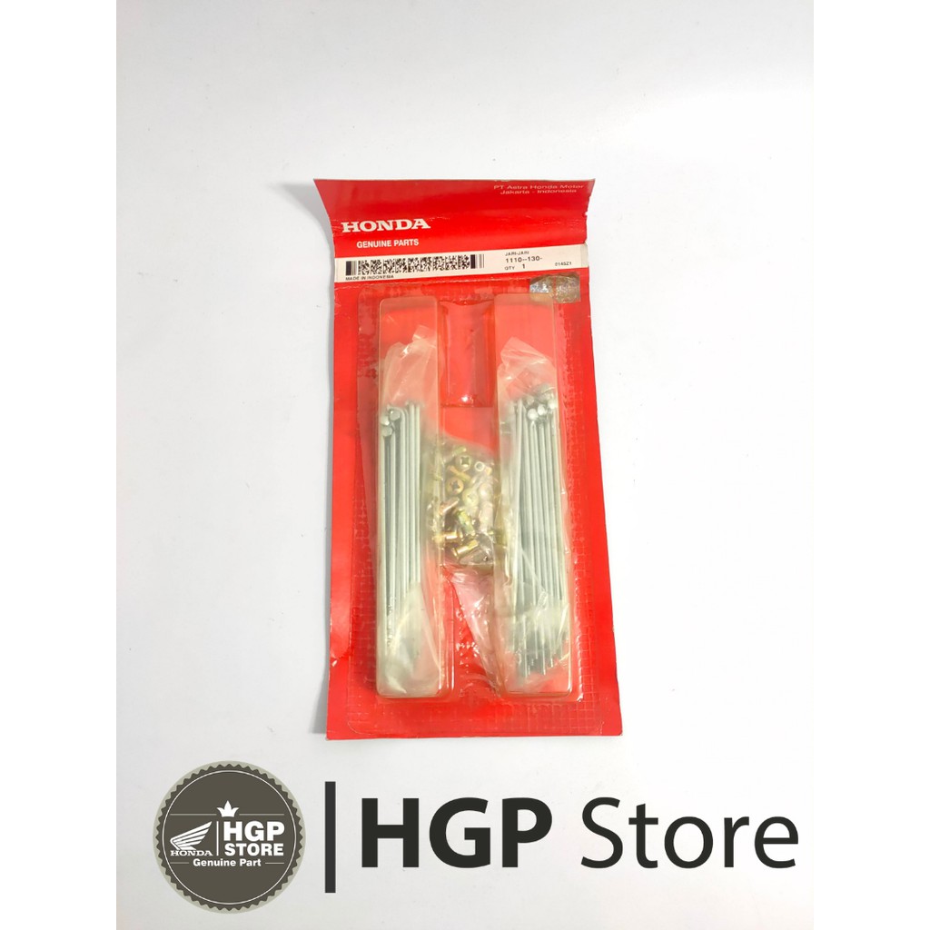 Jari Jari Velg Spoke Set Beat 1110-130 Ori Ahm Hgp