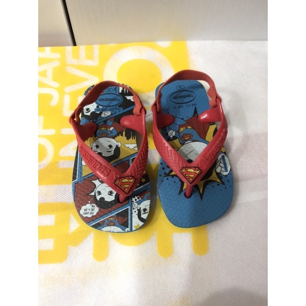 havaianas baby preloved sandal superman