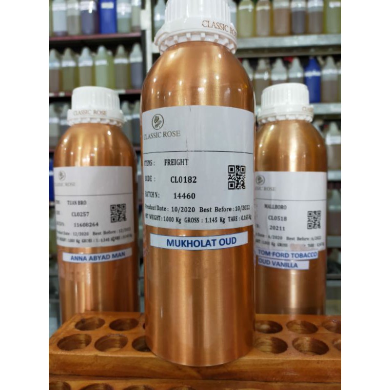 Bibit Parfum MURNI 100ml MUKHOLAT AL OUD By Classic Rose 100ml