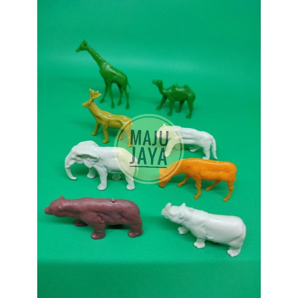 Mainan Patung Animal Kecil Isi 100 Pcs