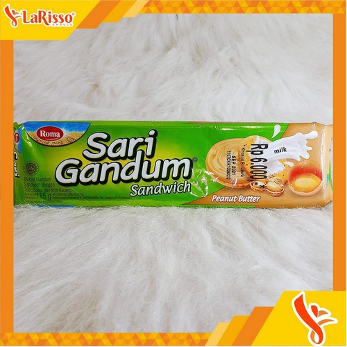 

ROMA SARI GANDUM SANDWICH 108GR PEANUT