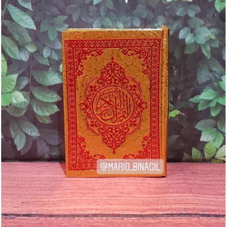 

Al quran emas saku/mini gold