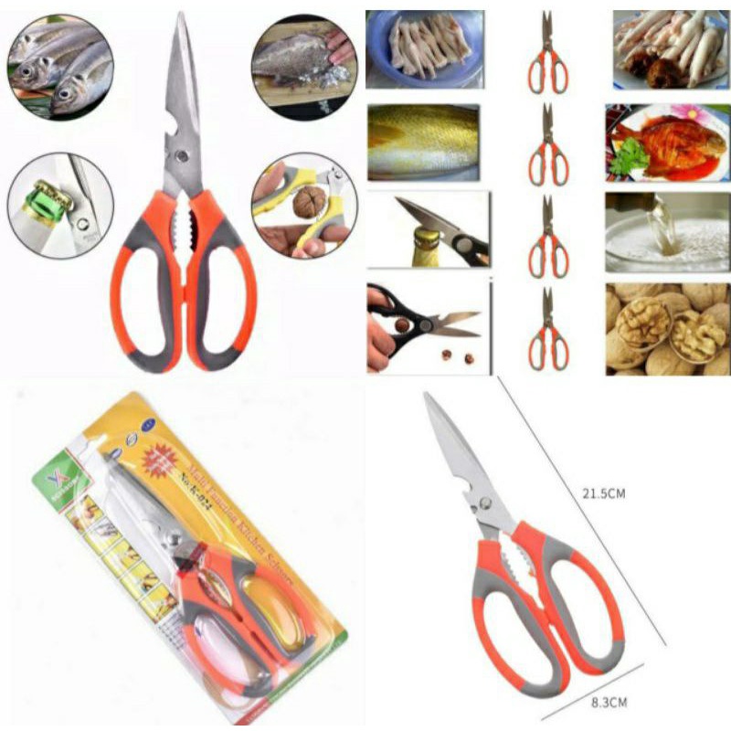 

Gunting Dapur Serbaguna Gunting Ikan Ayam Daging Stainless steel