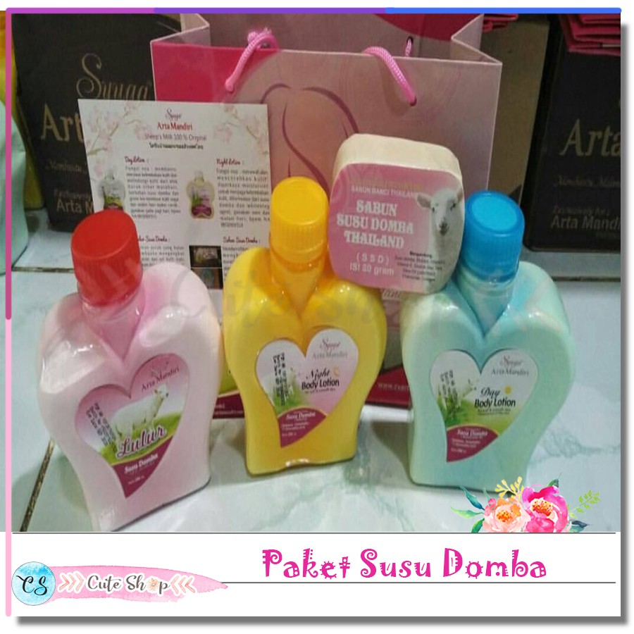 Paket Susu Domba PC019 Sabun Susu Domba Lulur Susu Domba Lotion Susu Domba