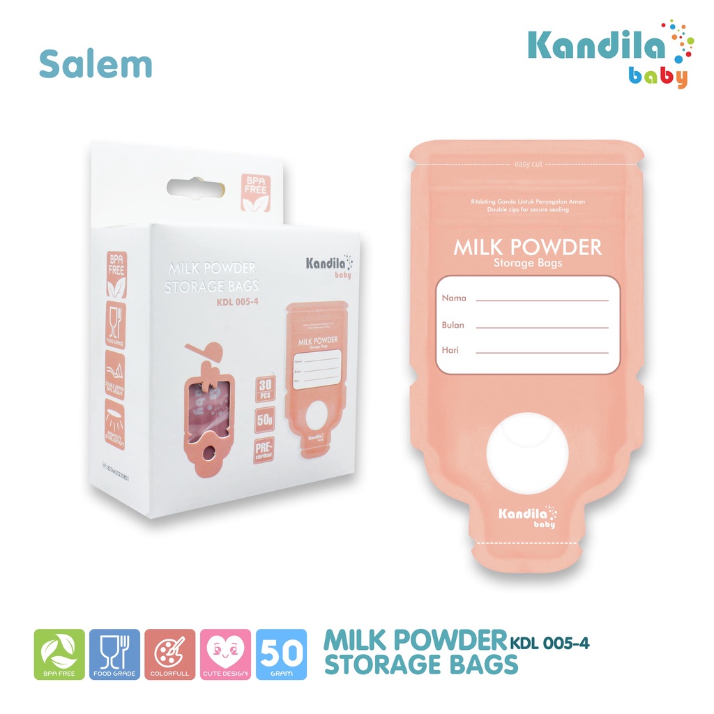 Kandila KDL005-4 Milk Powder bag - Kantong susu Formula Sekali Pakai