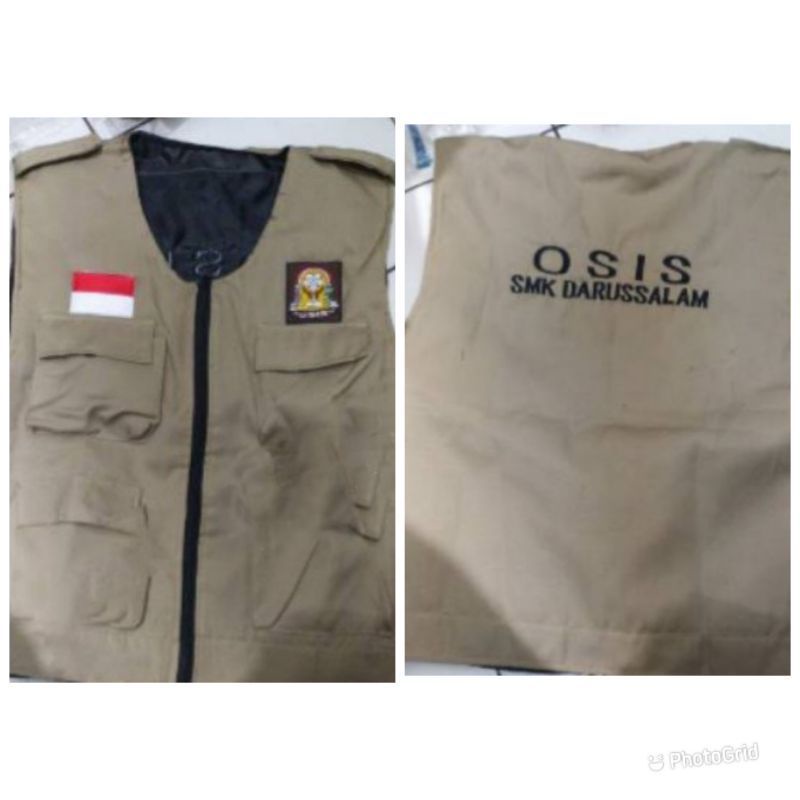 Rompi osis smk#sd#smp#osis madrasah#rompi uks