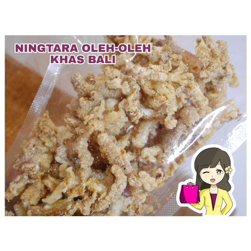 KRUPUK CEKER AYAM KOKY OLEH-OLEH KHAS BALI (KERUPUK KRIPIK KERIPIK)