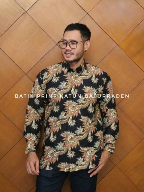 BATIK PRIA PRINTING FULL FURING  EXCLUSIVE