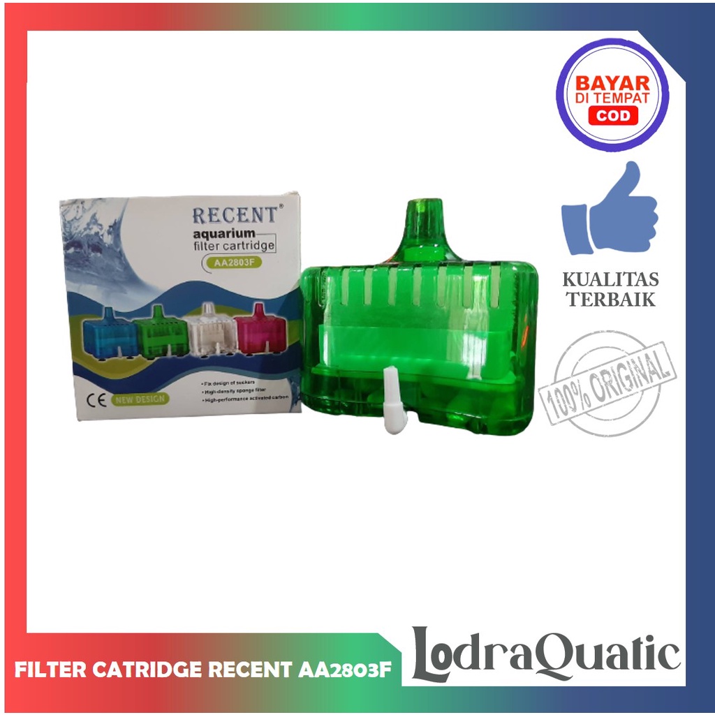 FILTER CATRIDGE AQUARIUM RECENT AA 2803F FILTER AQUARIUM BIO FOAM BIOFOAM AQUARIUM FILTER INTERNAL AQUARIUM MINI FILTER AQUASCAPE CARBON AKTIF BATU ZEOLITE BUSA AQUARIUM