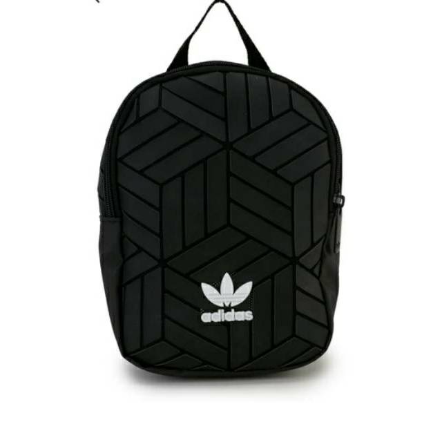 Tas Ransel Wanita Adidas Original Backpack Mini 3D Black